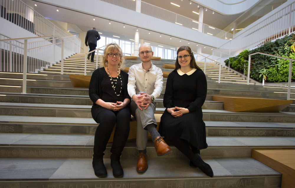 Susanne Jacobsson, Måns Bergkvist och Magdalena Flemström