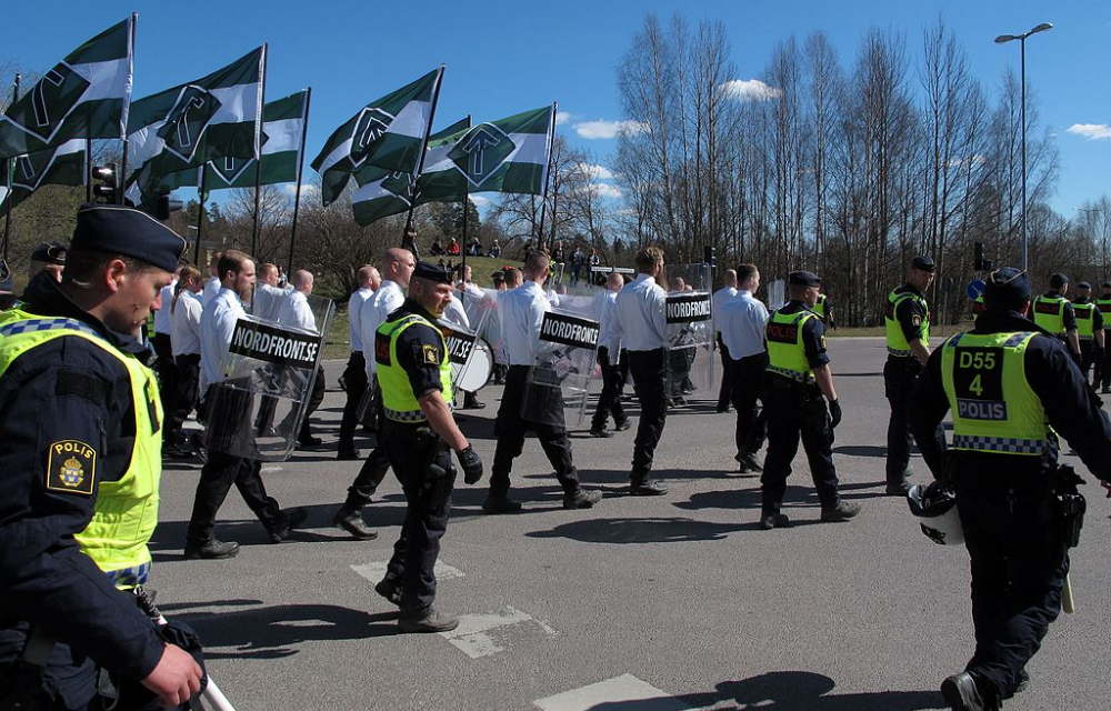 Bild demonstration Falun