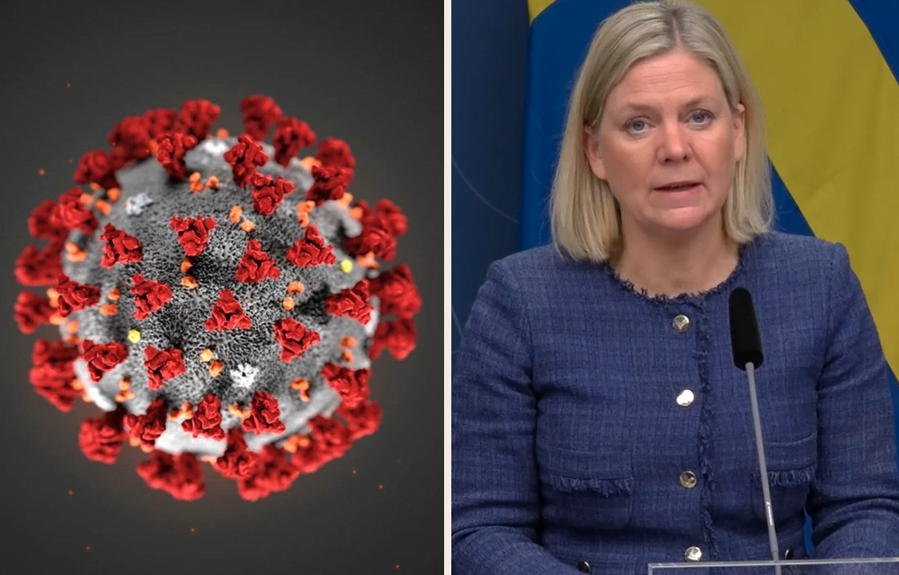 covid + Magdalena Andersson