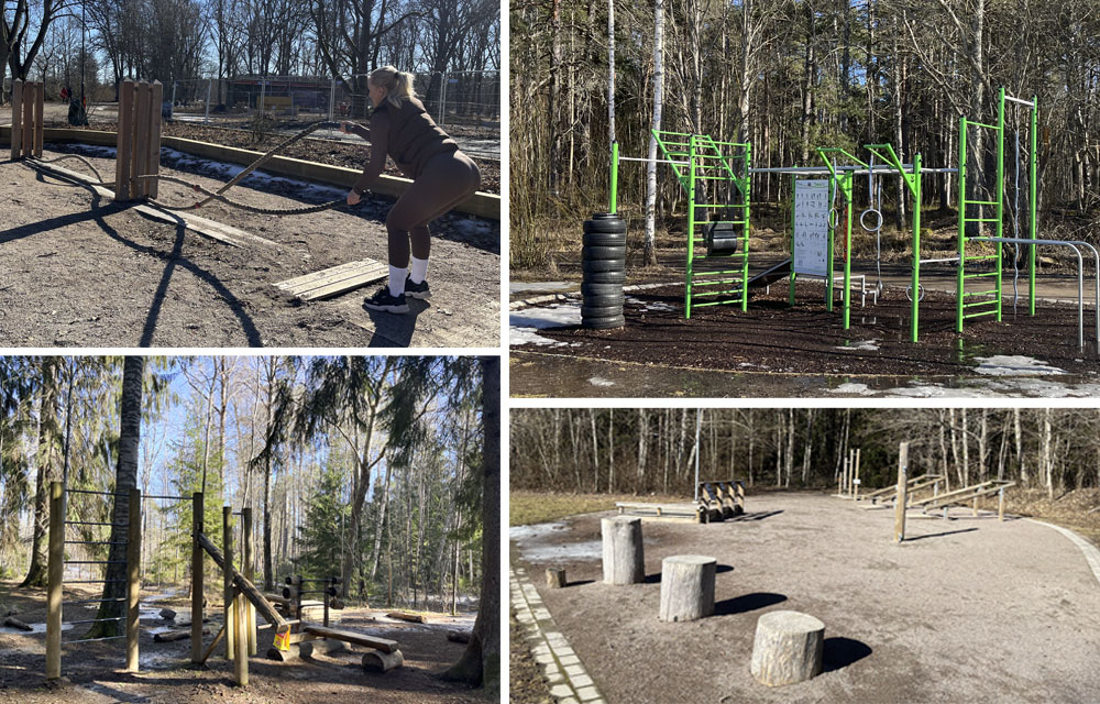Kollage utegym