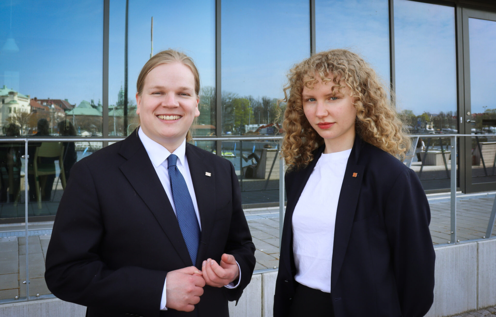 Rasmus Lindstedt och Elsa Berlin 