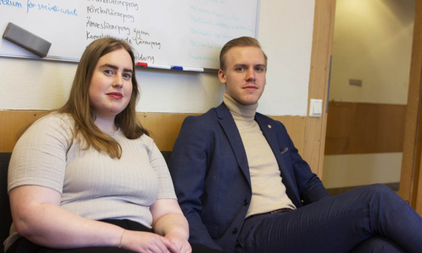 Klara Fröberg och Jacob Färnert